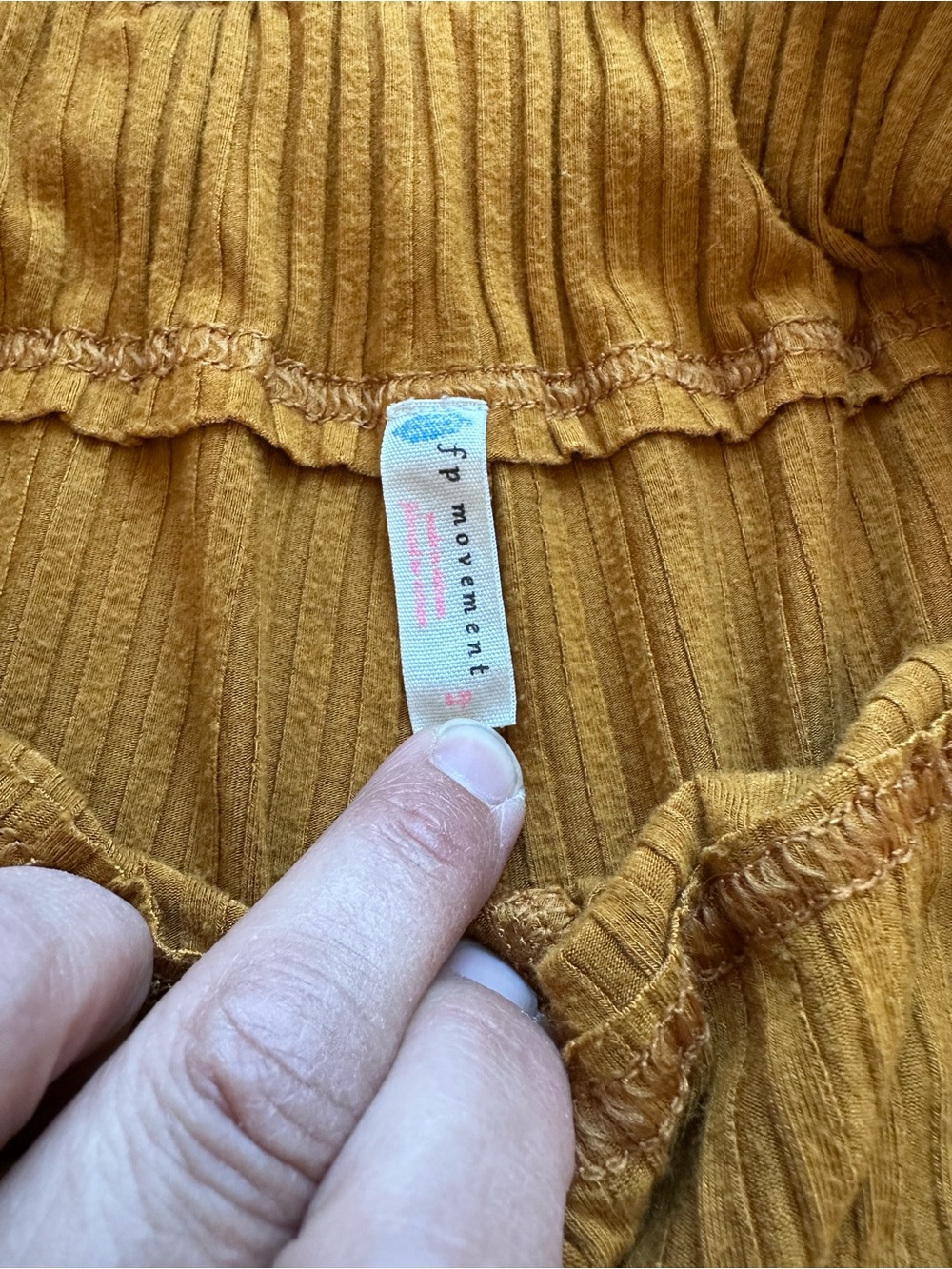 Free People Pleated Wide-Leg Skirt/Pants in Mustard gold size Small - Picture 2 of 12